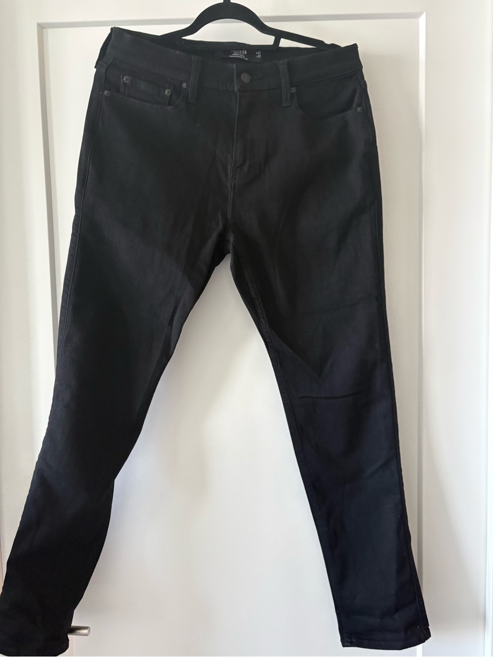 Men's Black Hollister Jeans - Straight Leg
